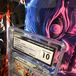 2025 Pokemon ENG - Prismatic Evolutions | Eevee ex #075 | STAMPED | CGC 10 - Image 4