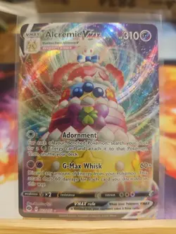 Pokemon Alcremie VMAX TCG Champion's Path Holo Ultra Rare - Image 1