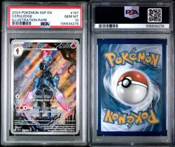 Pokemon Ceruledge Surging Sparks Illustration Rare #197 PSA 10 Gem Mint - Image 3