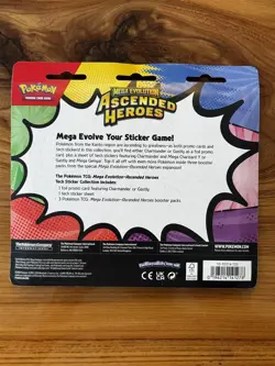 POKEMON TCG MEGA EVOLUTION ASCENDED HEROES TECH STICKER GASTLY FACTORY SEALED C - Image 2