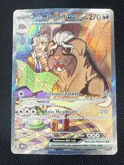 Pokemon TCG Arven's Mabosstiff EX #235/182 Sv10: Destined Rivals - Image 1