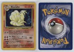 Ninetales Holo Pokemon Base Set #12 1999 - Image 3