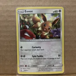 Pokemon TCG Eevee Hidden Fates 48/68 Holo - Image 1