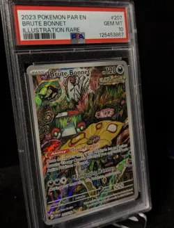 PSA 10 Brute Bonnet 207/182 IR Paradox Rift SV04 Pokemon - Image 3