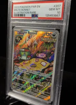 PSA 10 Brute Bonnet 207/182 IR Paradox Rift SV04 Pokemon - Image 4