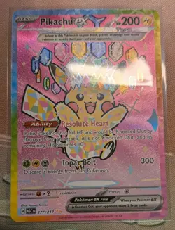 Pokemon Pikachu ex SIR ASCEN 277/217 Mint - Image 5