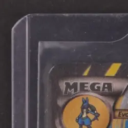 2014 POKEMON XY FURIOUS FISTS MEGA POWERS COLL. BOX #55A/111 M LUCARIO EX PROMO - Image 3