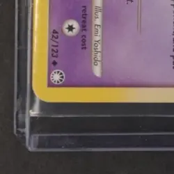 2007 POKEMON D&P MYSTERIOUS TREASURES HOLIDAY CALENDAR PROMO #42/123 CHINGLING - Image 4