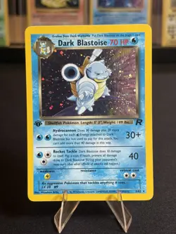 Dark Blastoise 3/82 Team Rocket 1st Edition Holo Amazing Condition! Pokemon TCG - Image 3