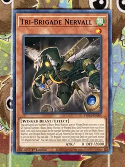 Yugioh Tri-Brigade Nervall PHRA-EN006 Single - Image 1