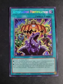 Ectoplasmic Fortification MZMU-EN008 Secret Rare Yugioh Maze of Muertos - Image 1