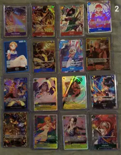 One Piece Card Lot NM Top Loaded 45 Cards and 1 Sealed McDonalds Pack,Nami, Zoro - Image 2