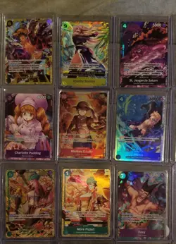One Piece Card Lot NM Top Loaded 45 Cards and 1 Sealed McDonalds Pack,Nami, Zoro - Image 3