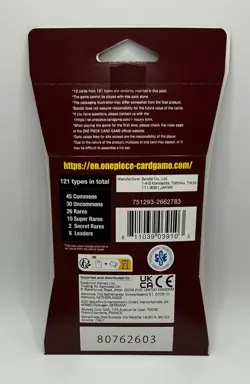 One Piece OP-02 Paramount War Sleeved Booster/ Blister Pack (ENGLISH) SEALED x 1 - Image 2