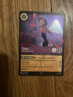 Disney Lorcana Cards X2 Yzma Conniving Chemist Regular And Foil+ cold Foil Yzma - Image 2