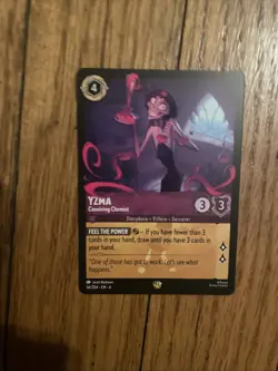 Disney Lorcana Cards X2 Yzma Conniving Chemist Regular And Foil+ cold Foil Yzma - Image 5