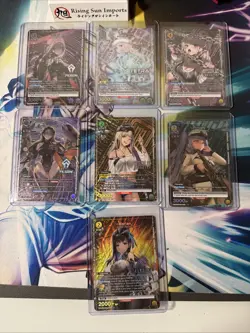 Nikke Goddess Of Victory Union Arena 7 Card R* Alt Art Lot Scarlet Isabel Centi+ - Image 1