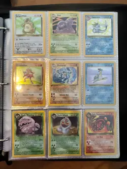 Big Pokemon Binder Collection 350 Cards Vintage Base Set Promos 1st Edition - Image 2