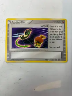 Pokemon Card - Switch Trainer 6/8 - Trading Figure Game LP - Image 1