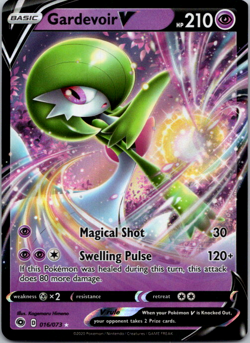 Gardevoir V - 016/073 - Pokemon Champions Path Sword & Shield Ultra Rare Card NM - Image 1