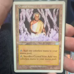 Crystal Vein Classic Sixth Edition Magic The Gathering MTG Card NM - Image 2
