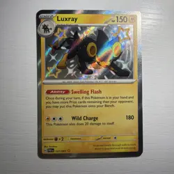 Luxray Baby Shiny 137/091 SV Paldean Fates Rare Card Near Mint Condition - Image 1