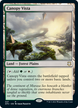 Canopy Vista Adventures in the Forgotten Realms Commander NM Rare CARD ABUGames - Image 1