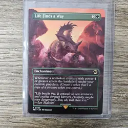 MTG Life Finds A Way Borderless (Non Foil) - 2017 Jurassic World NM Magic Card - Image 3