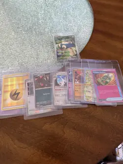 HUGE Pokemon Card Bulk Lot - ETB Sleeves, dividers, coins, dice cards, and more! - Image 4