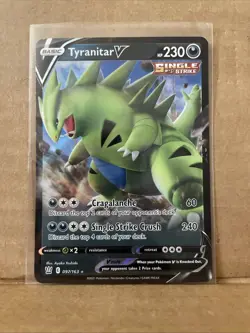 Tyranitar V - 097/163 Ultra Rare (2021) Battle Styles Pokemon Card - Image 1