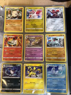 Pokemon TCG Binder 150 Cards & 15Holos! Plus One Fossil Base Set - Image 2