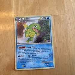 Politoed Holo Holo Rare Unleashed 7/95 LP Pokemon Card - Image 1