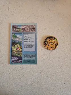 Pokemon TCG Sinnoh Stars Mini Tin/Turtwig & Luxray with Card and Coin - Image 5