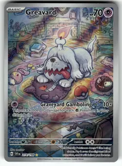 Greavard 214/198 SV01: Scarlet & Violet Base Set NM Pokemon Card TCG - Image 1