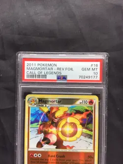 Pokemon Cards: Call of Legends Reverse Holo: Magmortar 16/95 PSA 9 - Image 4