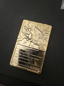 Pokemon 23K Gold Plated Trading Card Charizard & Mewtwo Burger King 1999 No Ball - Image 4