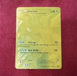 Pokemon Zekrom Foil Card 115/113 Basic Dragon 130 HP 120 Attack English - Image 1