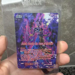 Beerus Pursuing the Power of the Gods BT24-002 SLR DBS TCG BGS 10 Pristine Card - Image 1