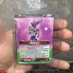 Beerus Pursuing the Power of the Gods BT24-002 SLR DBS TCG BGS 10 Pristine Card - Image 2