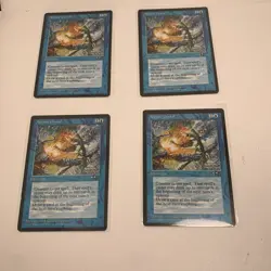 4X MTG Arcane Denial (Axe) Alliances Vintage Magic the Gathering Unplayed - Image 1