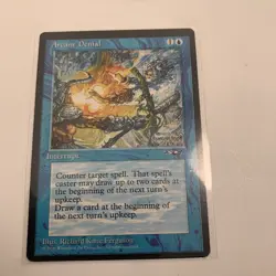 4X MTG Arcane Denial (Axe) Alliances Vintage Magic the Gathering Unplayed - Image 3