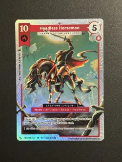 Headless Horseman 118/173 Super Rare 2 Star MetaZoo Secret Shadows 2025 (x1) - Image 1