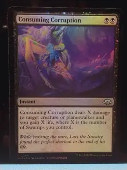 Consuming Corruption Modern Horizons 3 Foil MTG Magic the Gathering card - Image 1