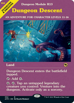 Dungeon Descent (Showcase) FOIL Adventures in the Forgotten Realms PLD ABUGames - Image 1