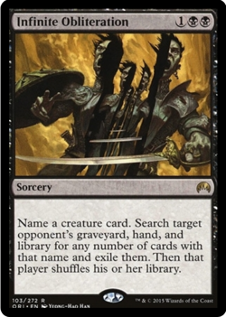 Infinite Obliteration 103/272 Magic Origins MTG Rare - Image 1
