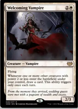 Welcoming Vampire R Innistrad: Crimson Vow 46 NM MTG x1 - Image 1