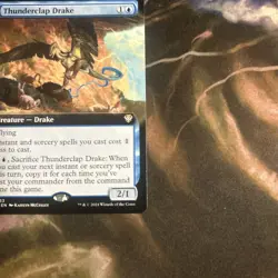 Thunderclap DrakeExtended Art R Regular #53 | OTC OTJ: Commander | MTG - Image 4