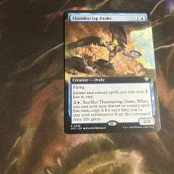 Thunderclap DrakeExtended Art R Regular #53 | OTC OTJ: Commander | MTG - Image 5