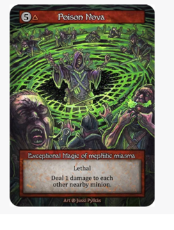 x3 Poison Nova Exceptional Beta Sorcery Contested Realm - Image 1