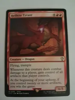 Hellkite Tyrant NM FINAL FANTASY VII FFVII Magic the Gathering MTG - Image 1